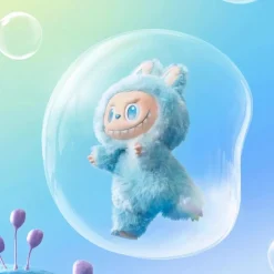 Peluche style Labubu porte-clef coloré