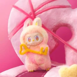 Peluche style Labubu porte-clef coloré