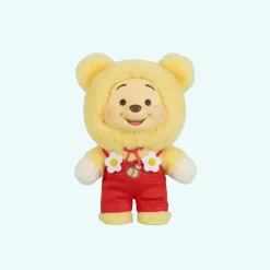 Peluche style Labubu Winnie ourson velours doux câlin