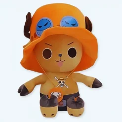 Peluche Tony Chopper One Piece pirate orange doux