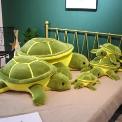 Peluche tortue des océans verte