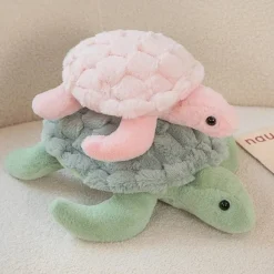 Peluche tortue douce et colorée