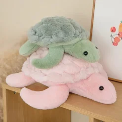 Peluche tortue douce et colorée