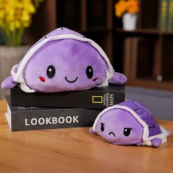 Peluche tortue réversible