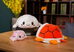 Peluche tortue réversible