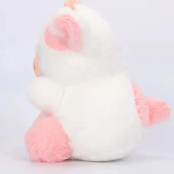 Peluche vache rose et toute petite