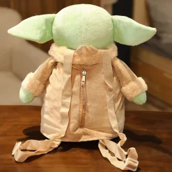 Peluche Yoda sac à dos doux vert enfant Star Wars