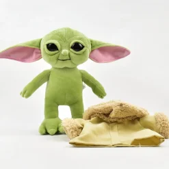 Peluche Yoda vert galactique 20cm doux et câlin
