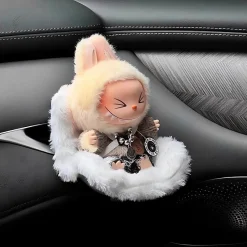 Siège auto harnais peluche style Labubu
