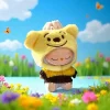 Tenue pour peluche Labubu en Winnie l’ourson